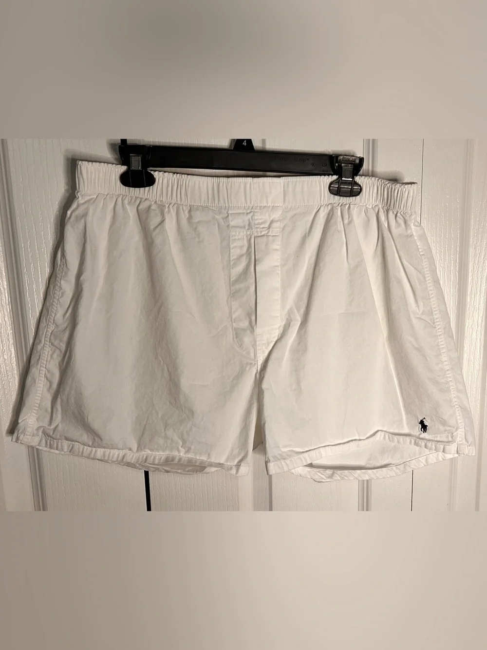 Polo by Ralph Lauren Men’s Size Large White Cotton Boxer Shorts Vintage Cotton